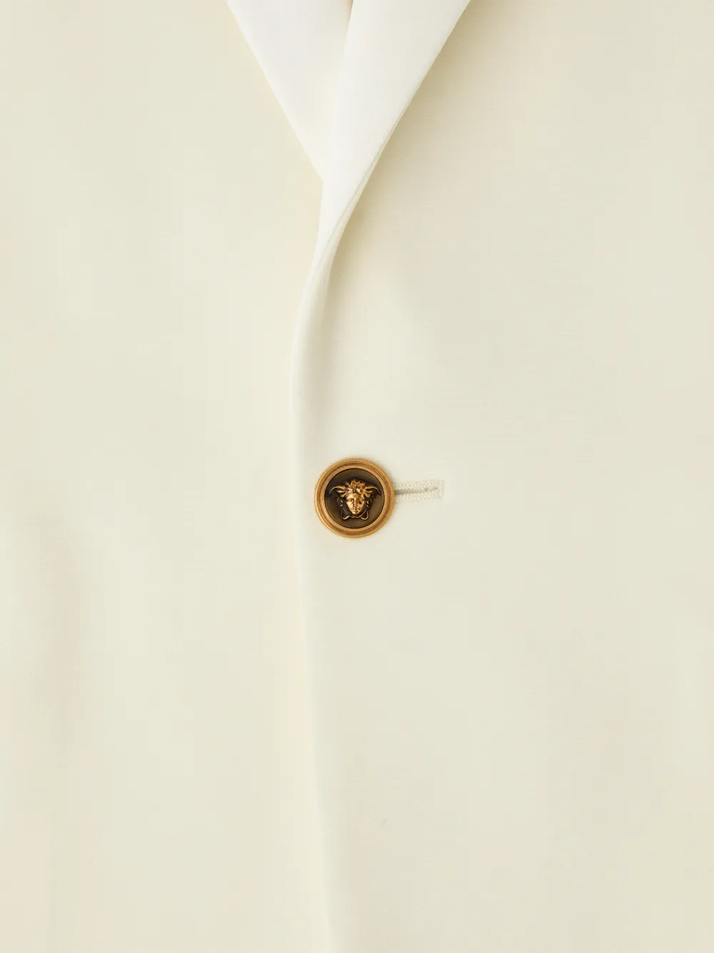 Versace Stretch wollen blazer Wit