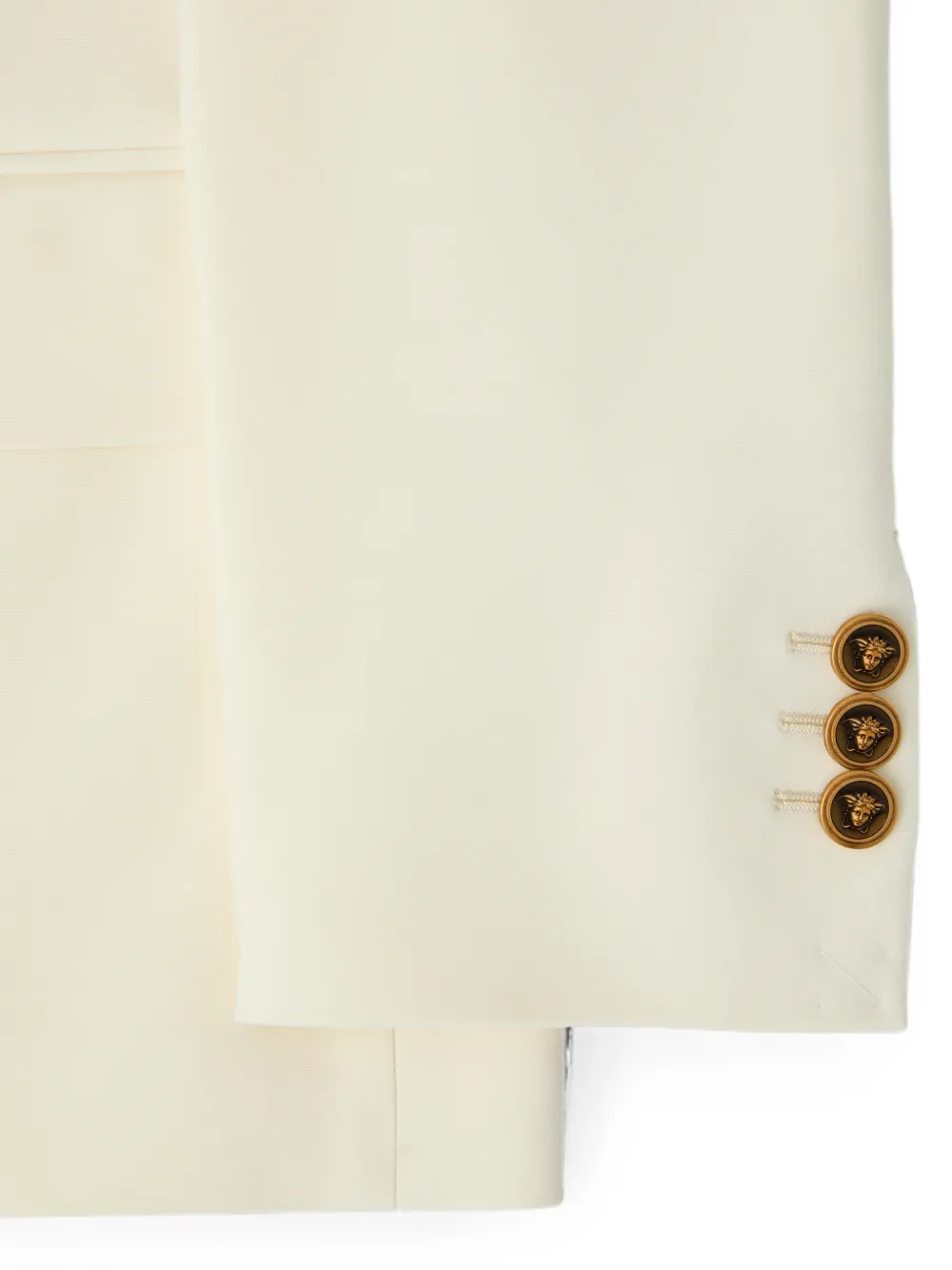 Versace Stretch wollen blazer Wit