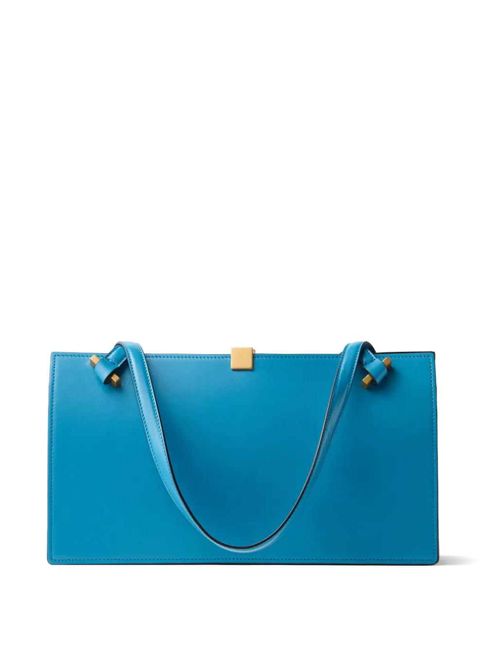 Versace Severine leren shopper Blauw