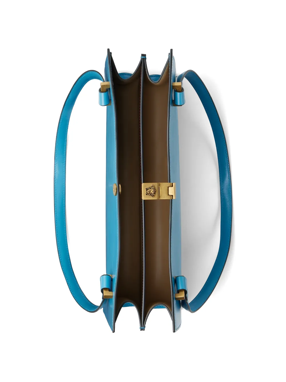 Versace Severine leren shopper Blauw