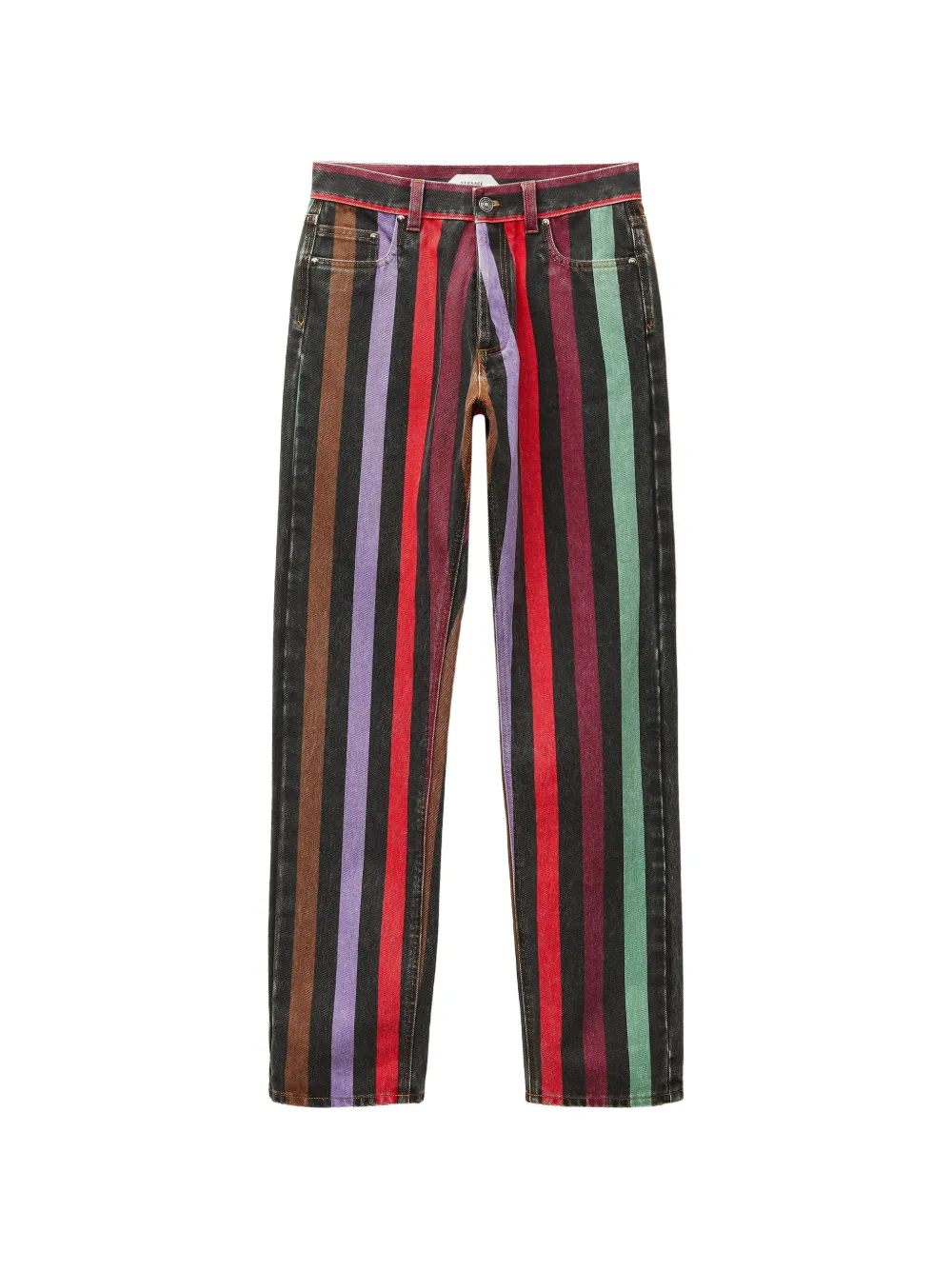 Versace Jeans dritti a righe - Blu