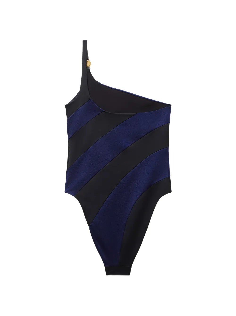 Versace Asymmetrisch badpak Zwart