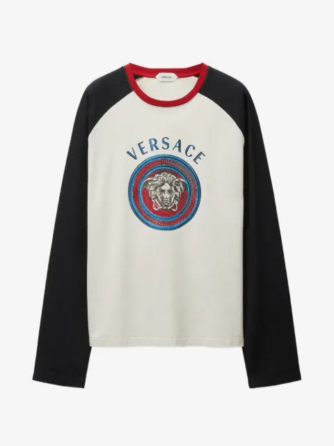 Versace playera con estampado Medusa