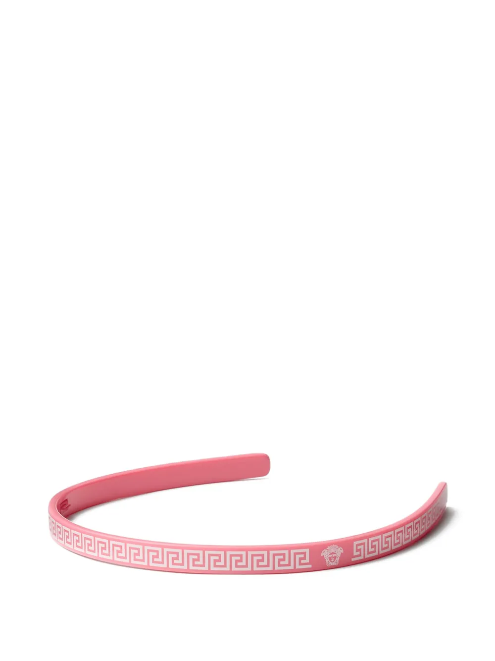 Versace Plex Headband In Pink