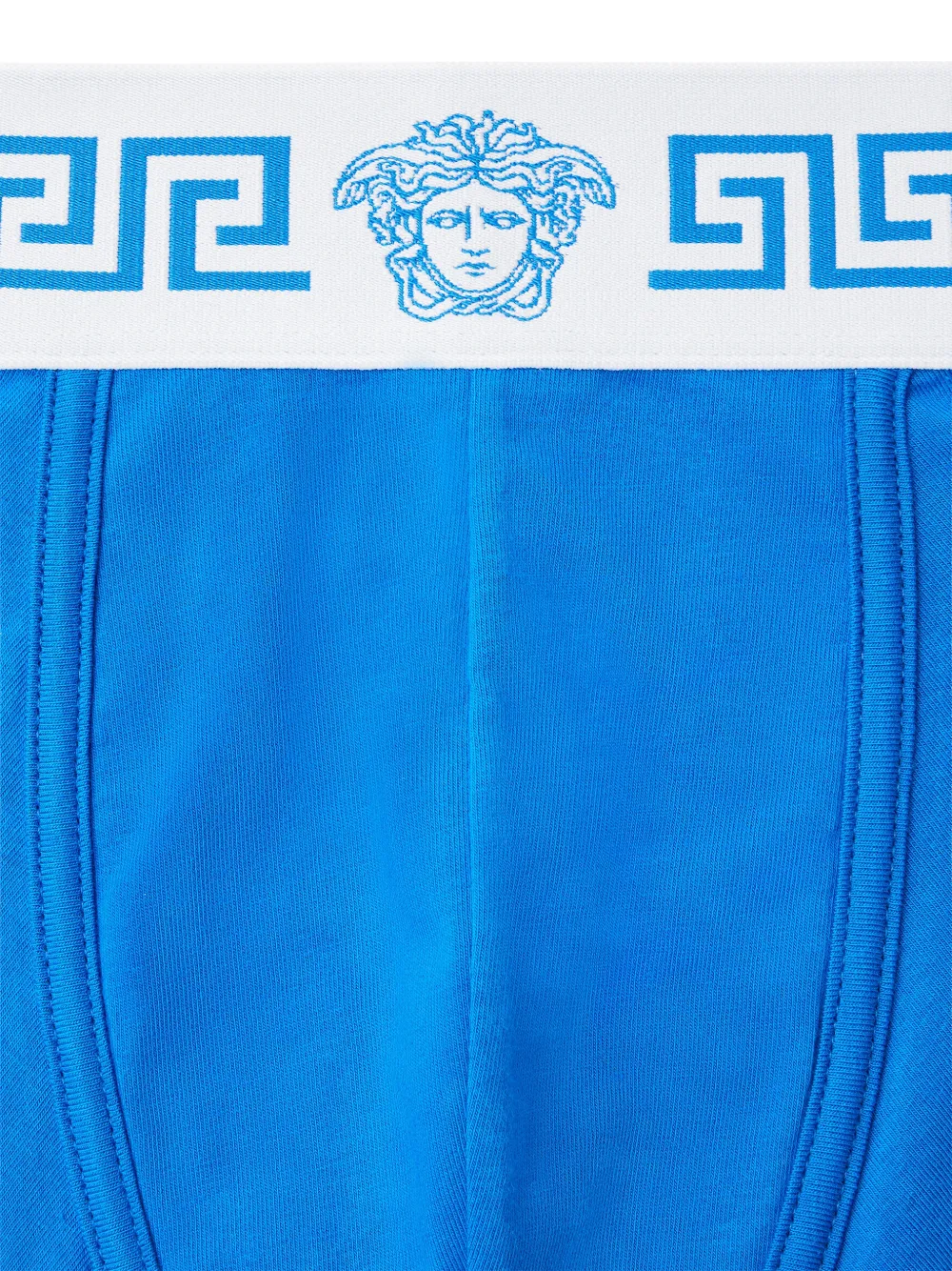 Versace Katoenen jersey boxershorts Blauw