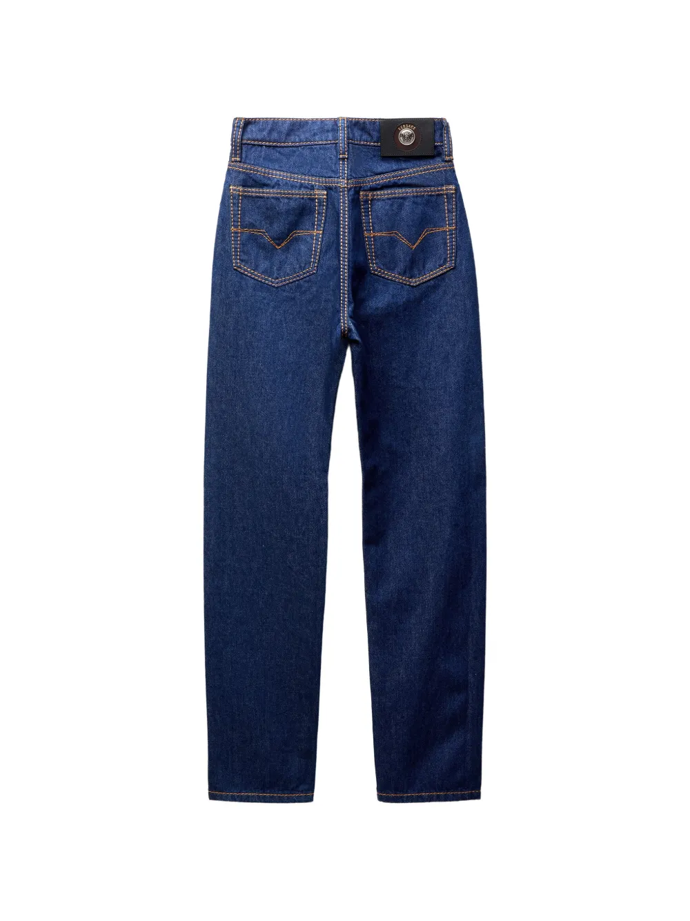 Versace Jeans met contrasterend stiksel Blauw