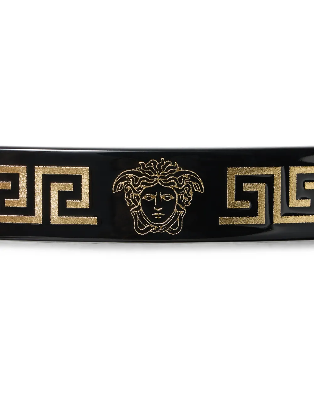 Versace Haarspeld met Medusa Greca Zwart
