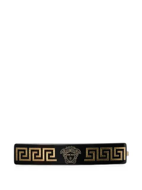 Versace Medusa Greca hair clip