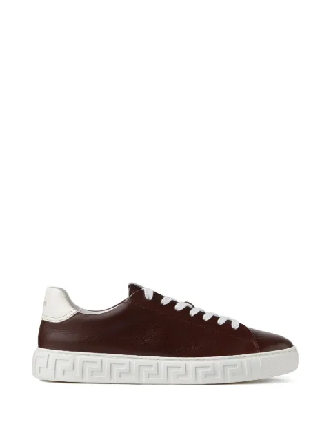 Versace Greca leather sneakers
