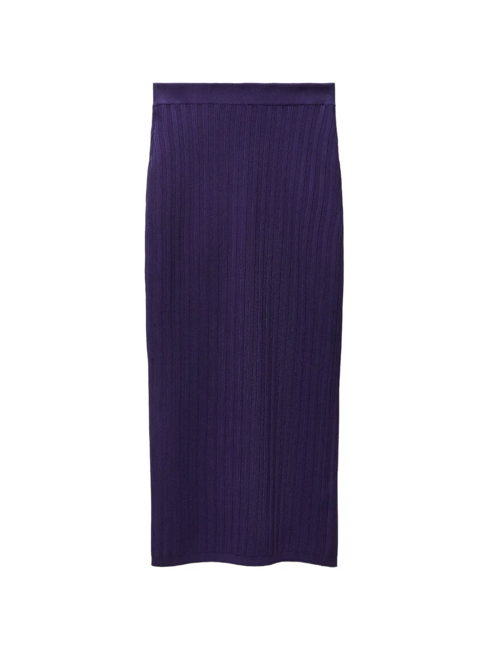 Versace Gonna midi a coste - Viola