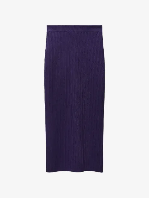 Versace falda midi con placa Medusa
