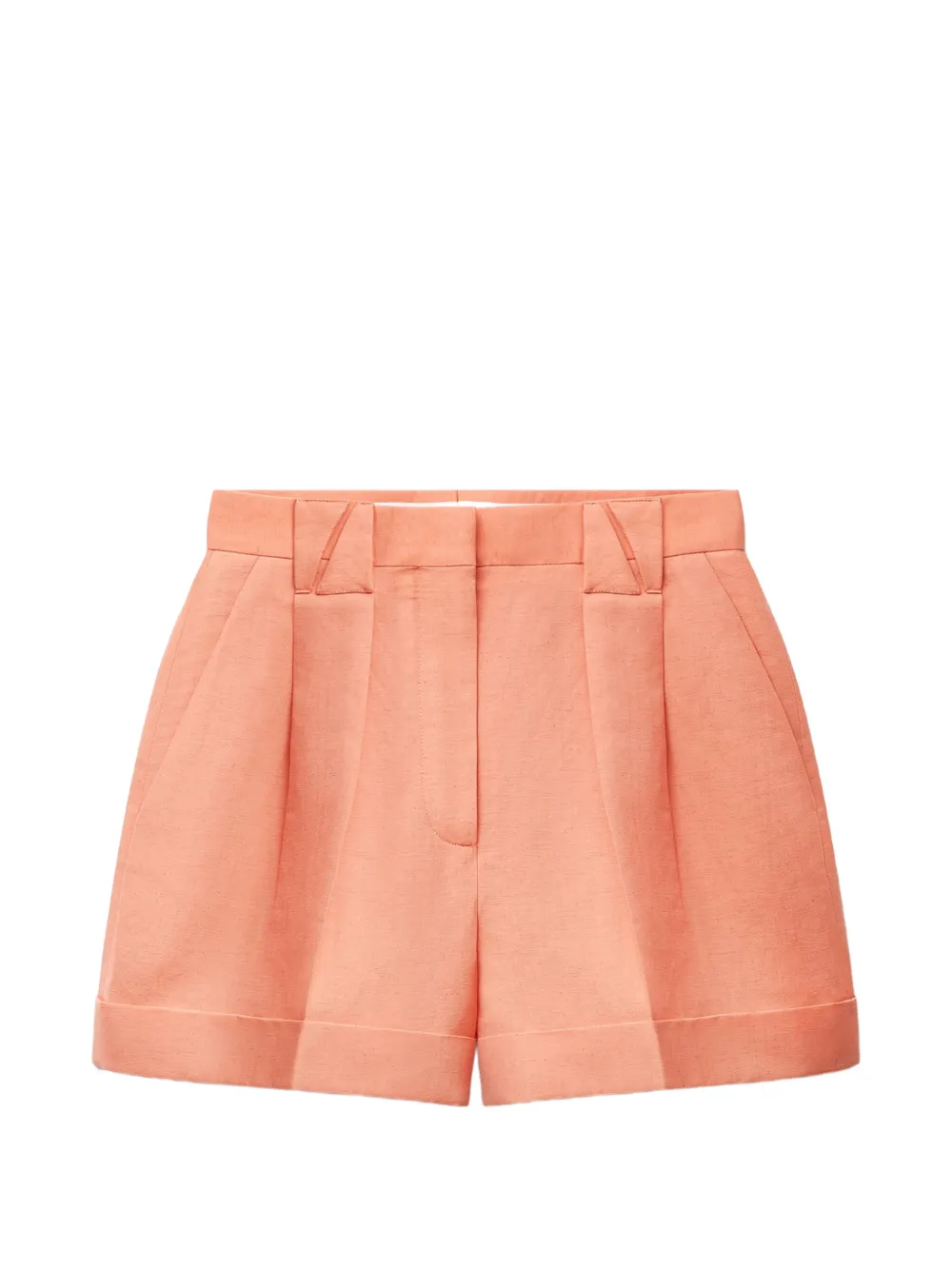 Versace Shorts in lino e lana - Arancione