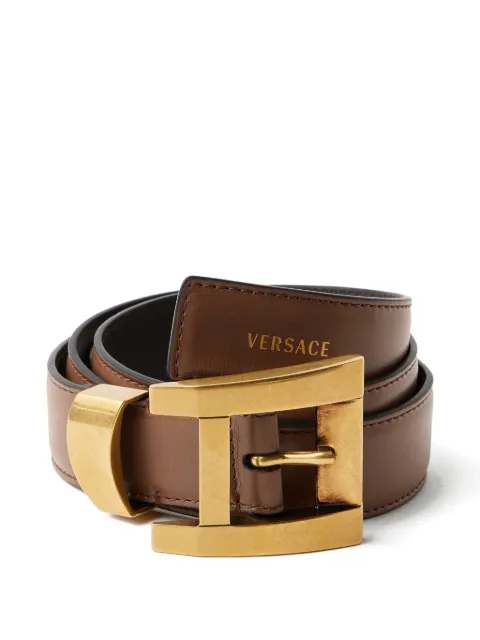 Versace Leren riem (3 cm)
