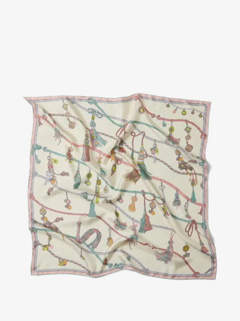 Versace Medusa rope-print scarf