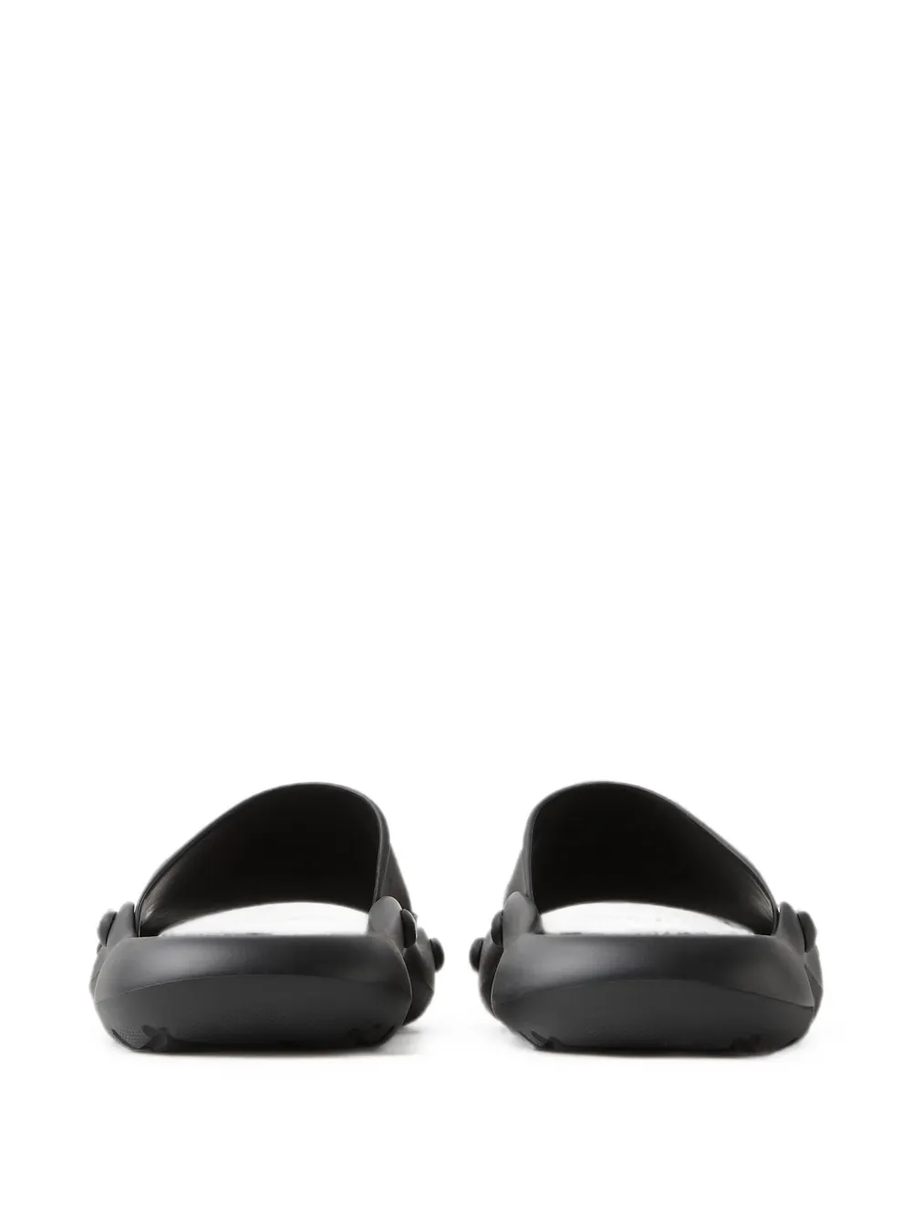 Versace Nettuno rubber slides Zwart