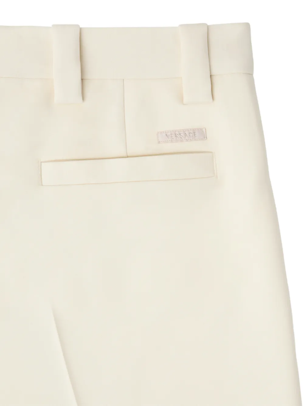 Versace Pantalon met logopatch Beige