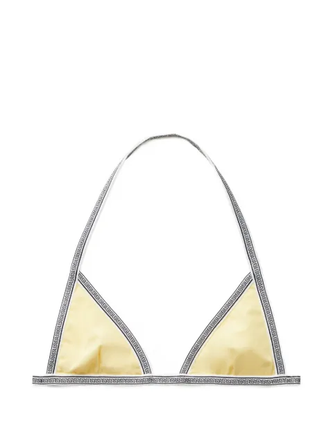 Versace Bikini-Oberteil mit Greca-Besatz