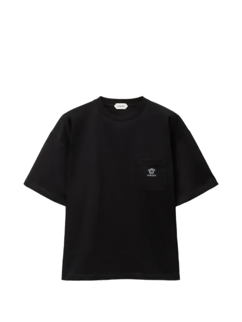 Versace embroidered cotton-jersey T-Shirt