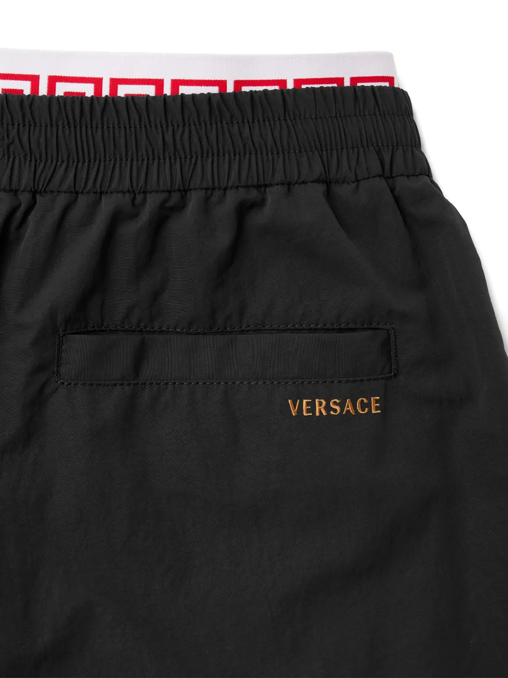 Versace Nylon joggingbroek Zwart