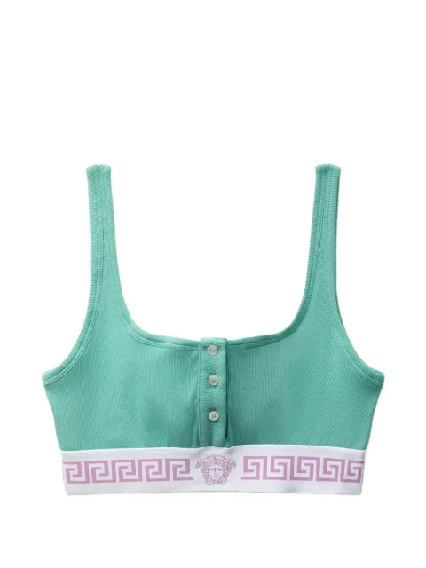 Versace ribbed cotton bralette