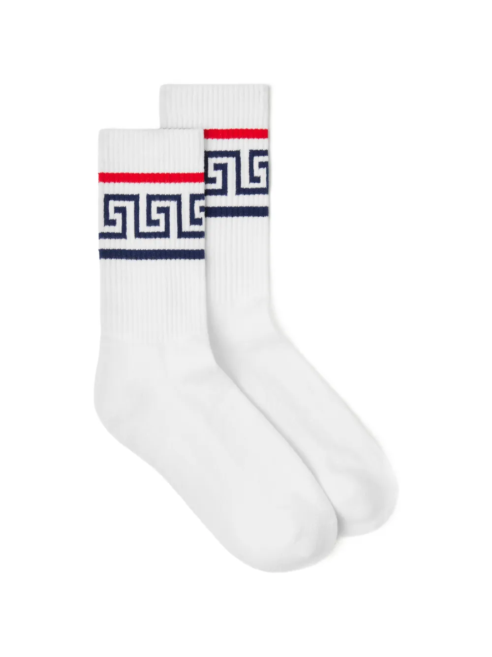 Versace cotton ribbed socks - Bianco