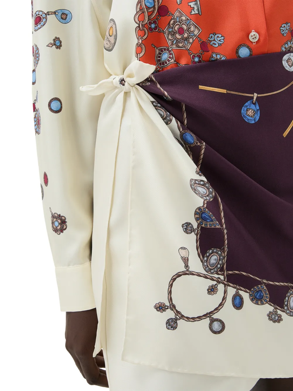 Versace Rok met print Wit