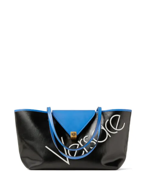 Versace Severine small coated canvas tote
