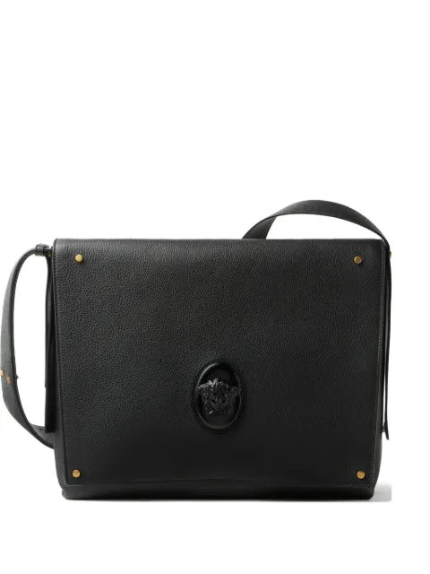 Versace Medusa Biggie leather messenger bag