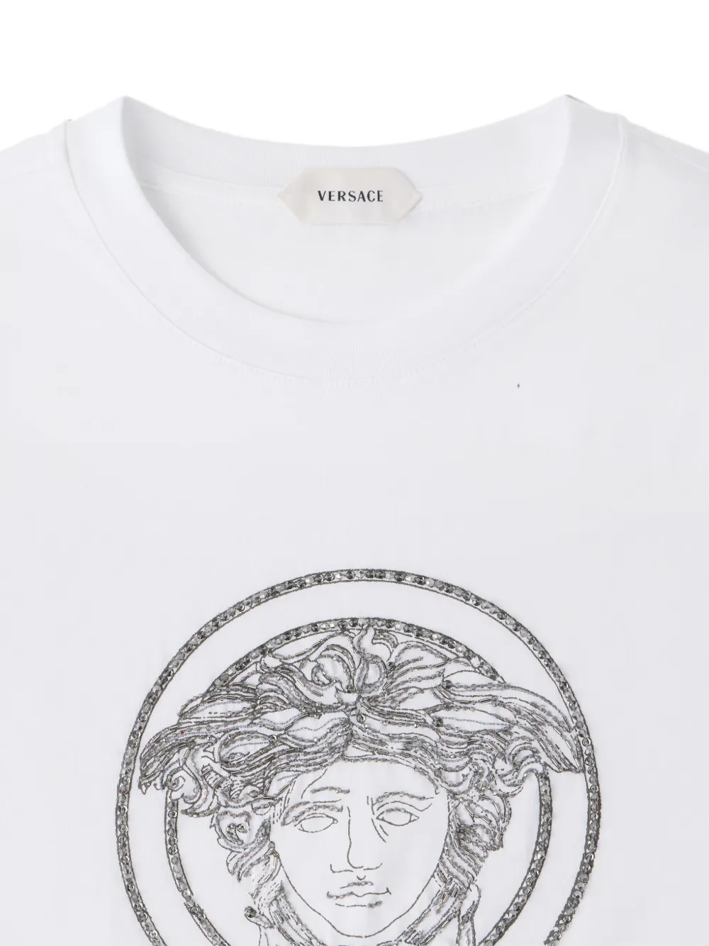 Versace Katoenen T-shirt Wit