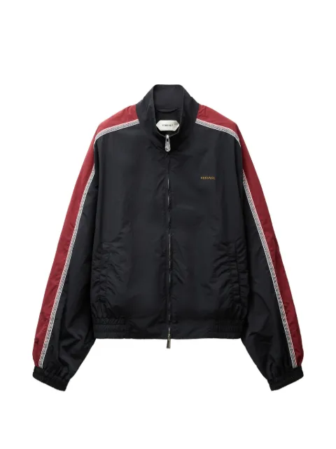 Versace logo-motif Greca-detail jacket