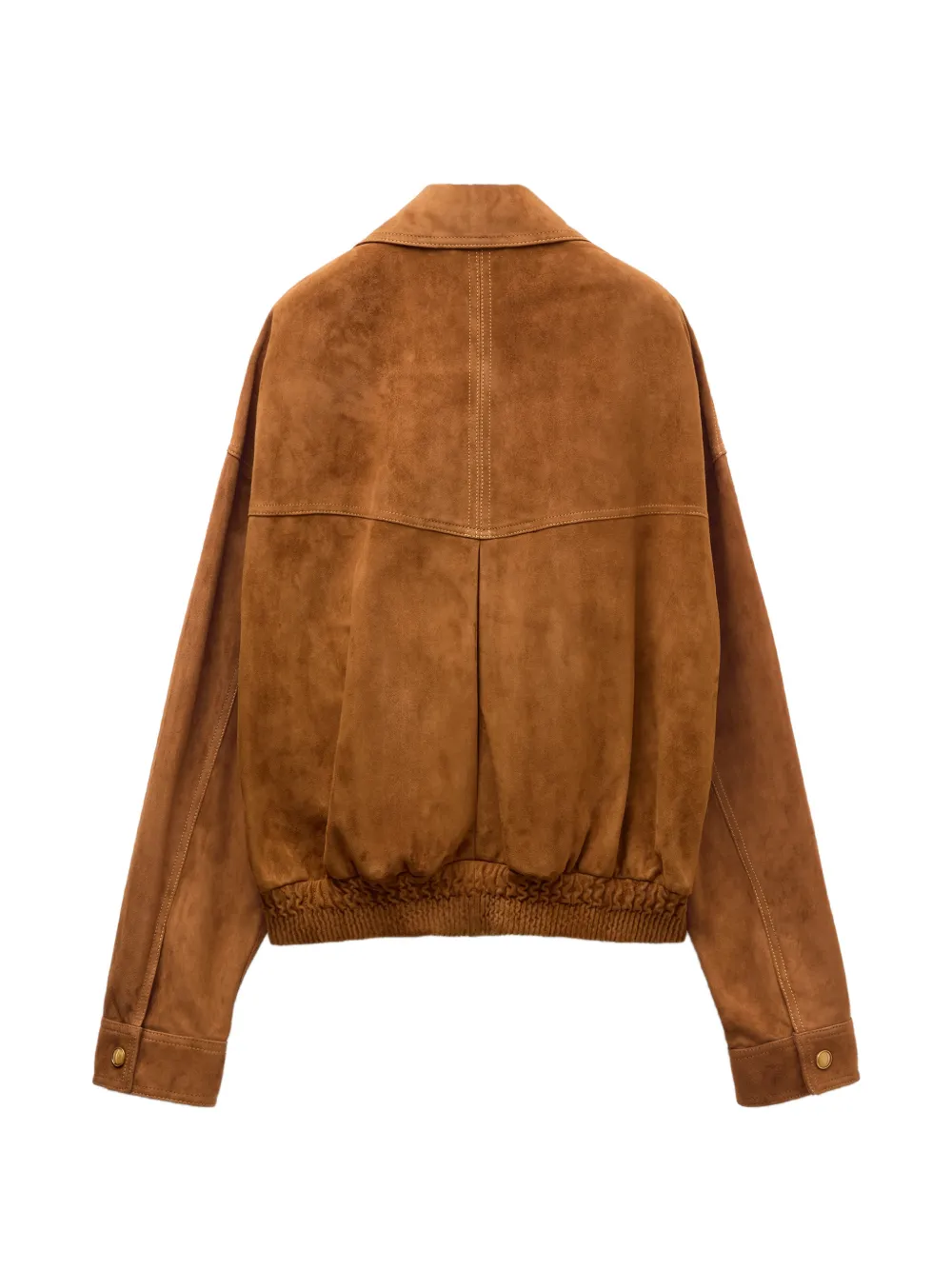 Versace Suède blouse Bruin