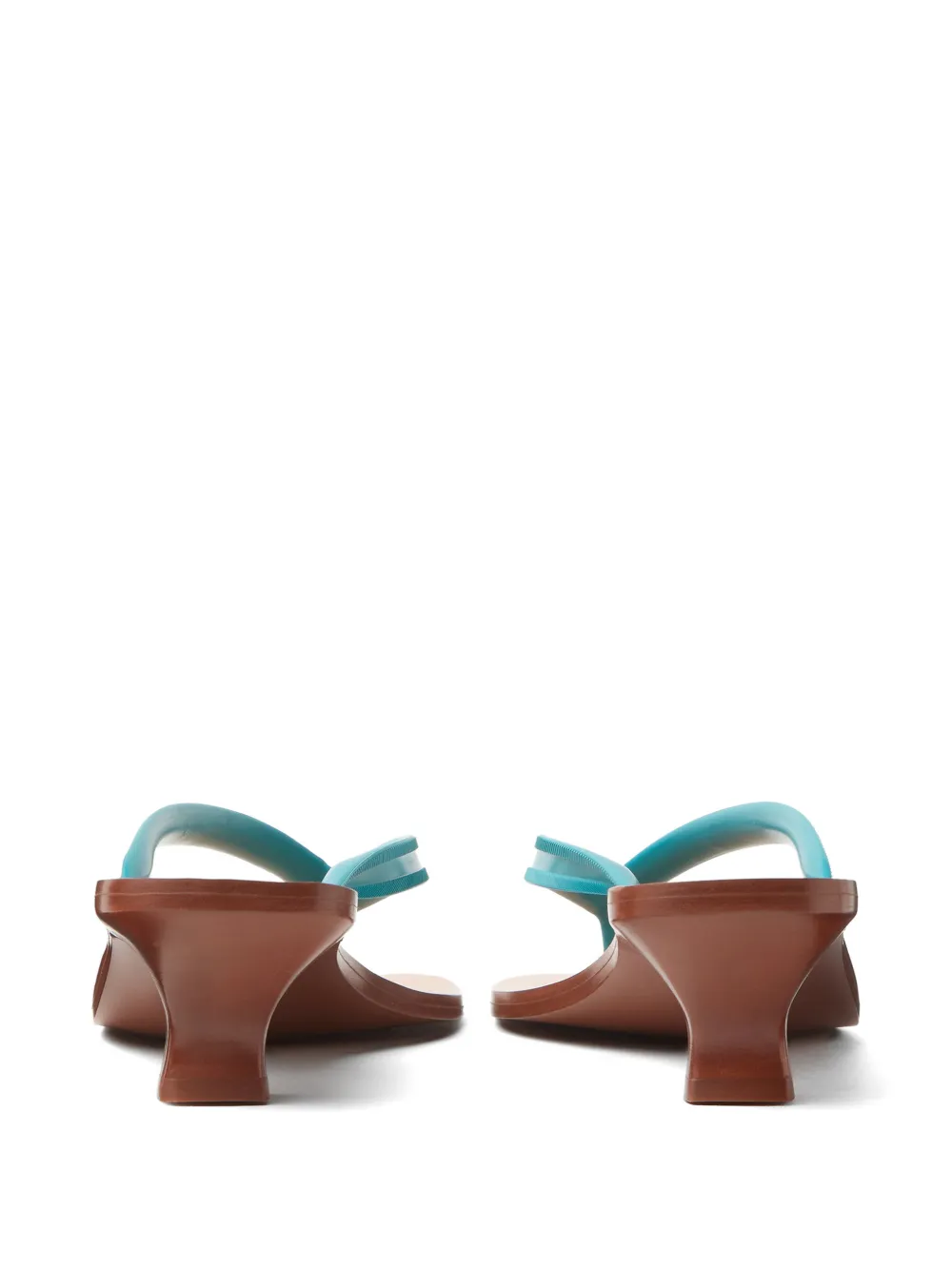 Versace Sophie thong-strap mules Blauw