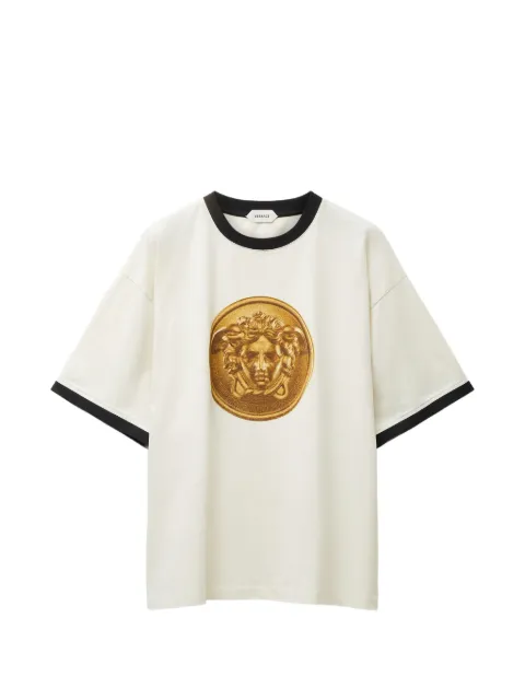 Versace printed cotton-jersey regular T-shirt