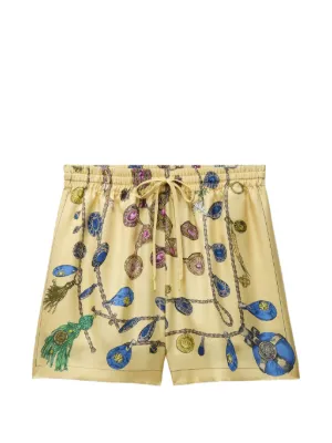 Versace プリント ショートパンツ | グリーン | FARFETCH JP