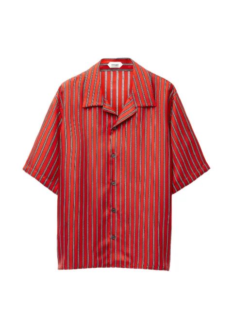 Versace printed silk twill shirt