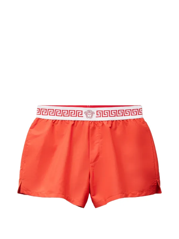 farfetch versace swim trunk
