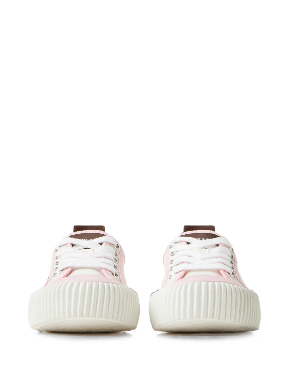Versace Goliath canvas sneakers Wit
