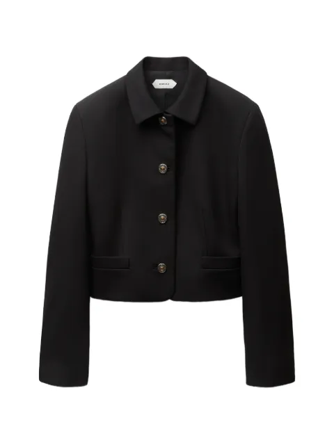 Versace Medusa-button cropped jacket