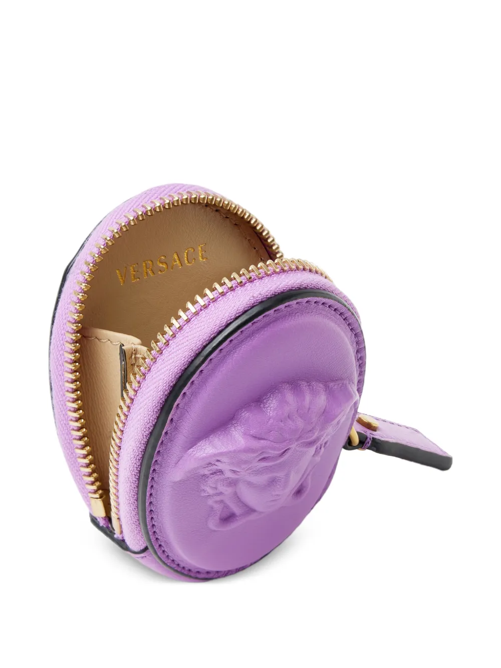 Versace Medusa ovale portemonnee Paars