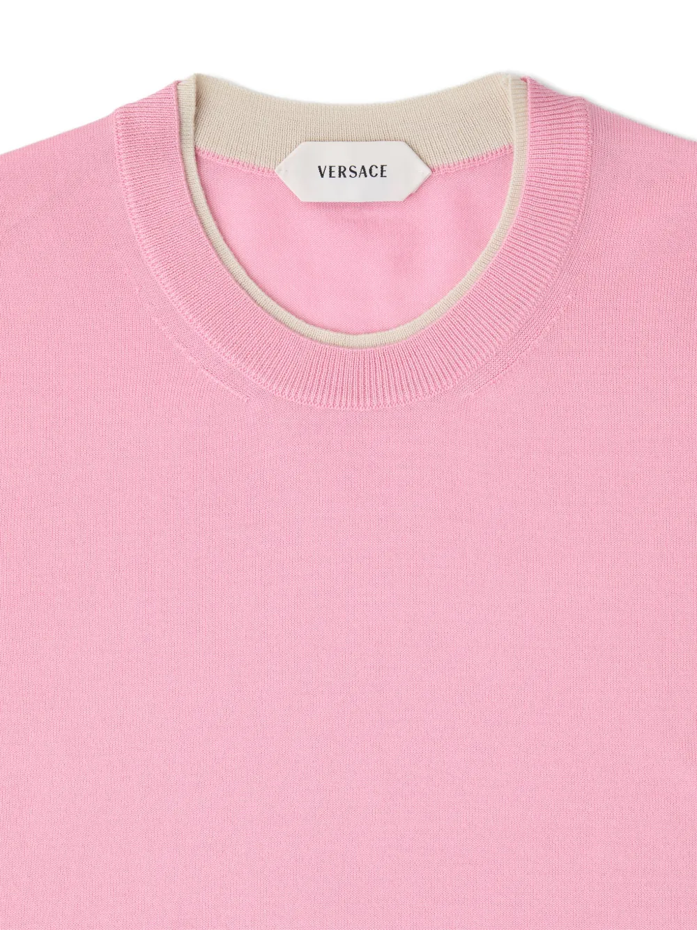 Versace Wollen T-shirt Roze