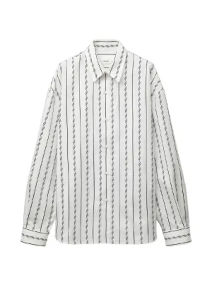 The Row Kardiff ストライプ シャツ | ニュートラル | FARFETCH JP
