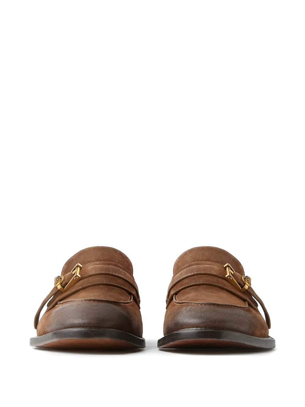 Versace Primo suède loafers Bruin