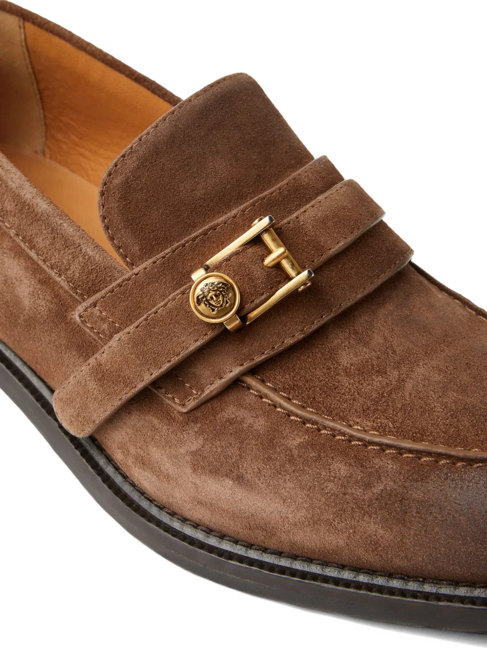 Versace Primo suède loafers Bruin