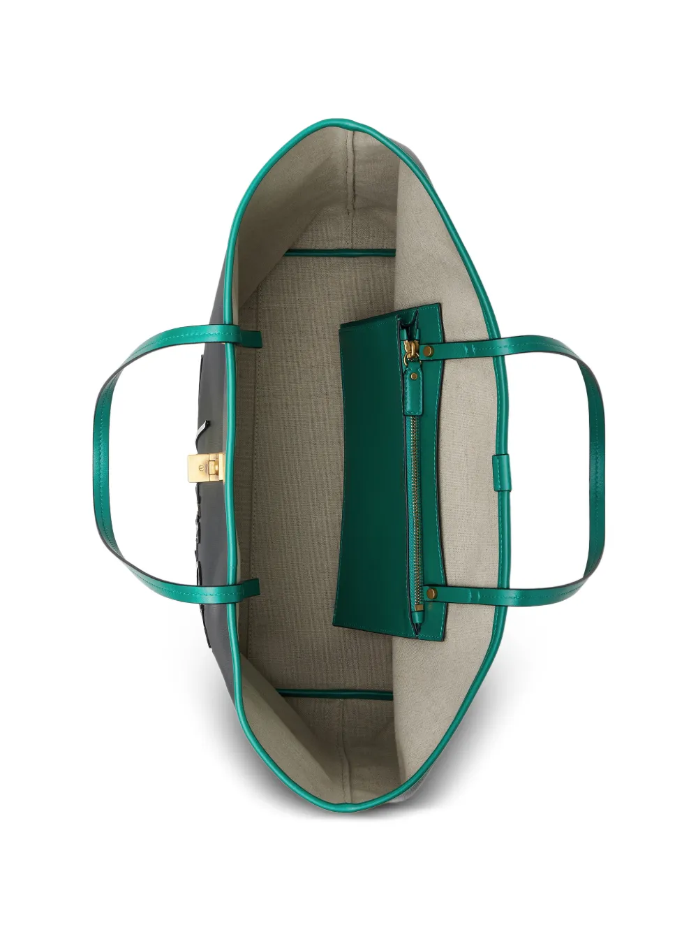 Versace Severine grote gecoate canvas shopper Zwart