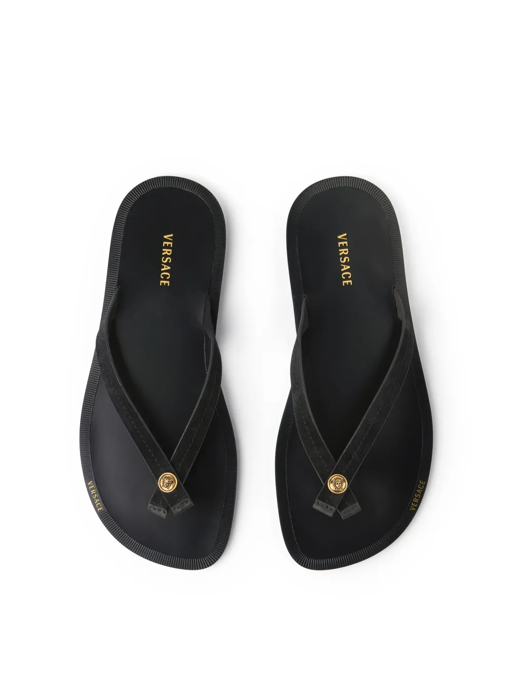 Versace Medusa sandals Zwart