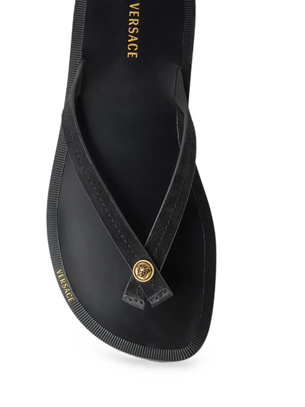 Versace Medusa sandals Zwart