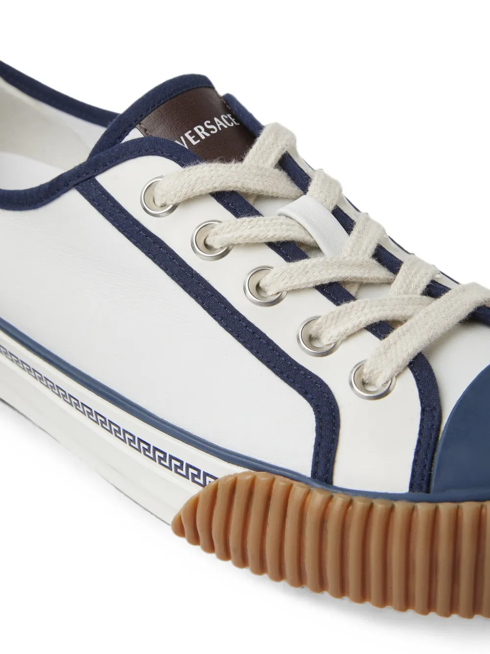 Versace Goliath nappa sneakers Wit