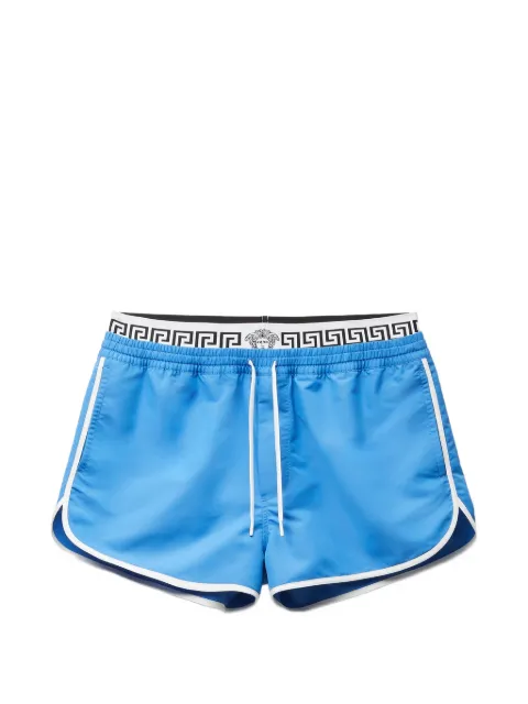 Versace double-waistband swim shorts