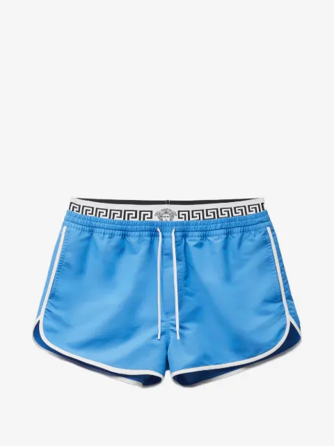 Versace double-waistband swim shorts