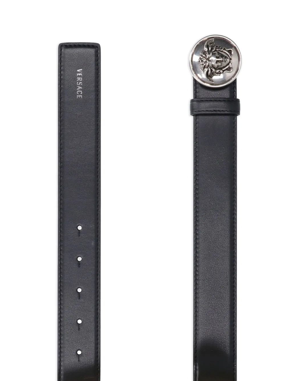  Versace Ceinture à Boucle Medusa - Noir 